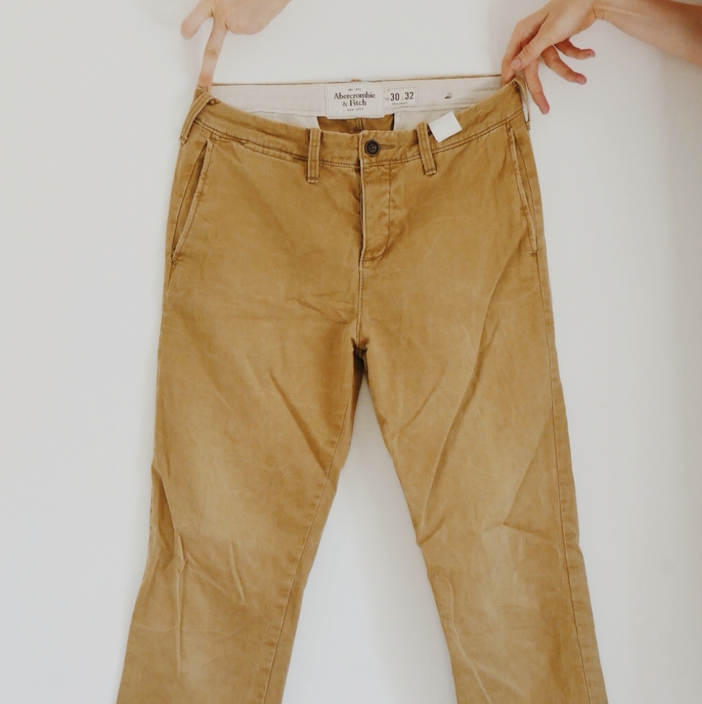 Est. 1892 Abercrombie Mens Khaki 90s Prep Pants